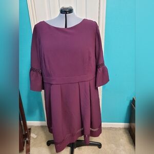 Elegant Purple Women's Dress